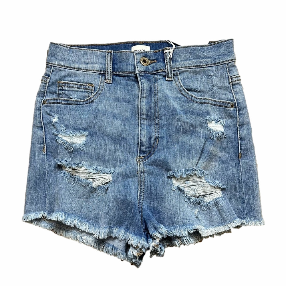 NWT Sneak Peek Women's Light Wash‎ Distressed Shorts Size Small Style S7221